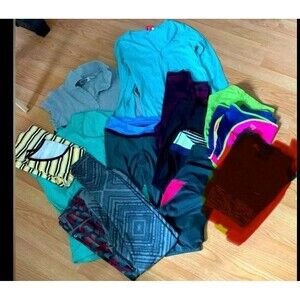 Bundle x 12 Activewear Workout Tops Shorts Leggings Womens Clothes Small
